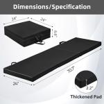 Zeny 6'x2' Thick Tri-Fold Exercise Gym Mat