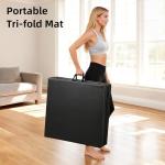Zeny 6'x2' Thick Tri-Fold Exercise Gym Mat