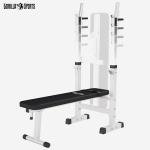 GORILLA SPORTS® Adjustable Weight Bench & Dip Station