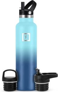 Insulated 710ml Water Bottle with Straw Lid