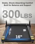 ATEEDGE Incline Treadmill with Bluetooth and 300 lb Capacity