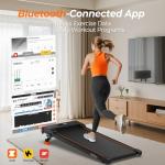 Lichico Compact Walking Pad Treadmill with Incline