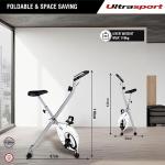 Ultrasport F-Bike Folding Exercise Bike - 286 lbs Capacity