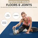 Gorilla Mats Large Non-Slip Exercise Mat - 6' x 4