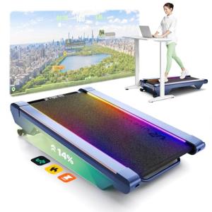 UREVO Smart Walking Pad with Incline and Remote