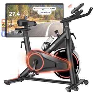 Home Use Spin Bike with LCD Display & Holder