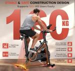 Home Use Spin Bike with LCD Display & Holder