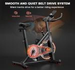 Home Use Spin Bike with LCD Display & Holder