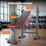Adjustable Foldable Weight Bench for Home Gym