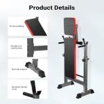 Adjustable Foldable Weight Bench for Home Gym