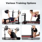 Adjustable Foldable Weight Bench for Home Gym