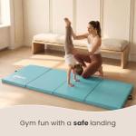 Foldable 180x60 Gymnastics Mat for Home Workouts