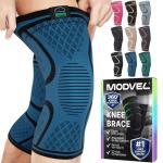 MODVEL Knee Brace Compression Sleeves - 2 Pack
