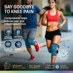 MODVEL Knee Brace Compression Sleeves - 2 Pack