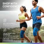 MODVEL Knee Brace Compression Sleeves - 2 Pack