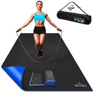 WERPOWER Large Extra Thick Exercise Mat - 6'x4