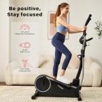 2 in 1 Elliptical Trainer with App & LCD Display