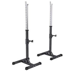 GORILLA SPORTS Squat Rack - Adjustable Heavy Duty