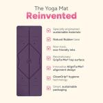 Liforme Travel Yoga Mat with Yoga Bag - Purple