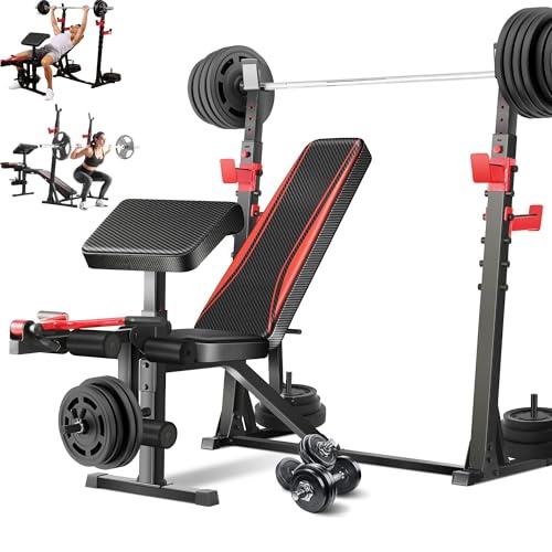 Aceshin Adjustable Weight Bench for Home Workouts