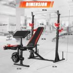 Aceshin Adjustable Weight Bench for Home Workouts