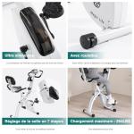 Magic Life Folding Exercise Bike with 10 Resistance Levels