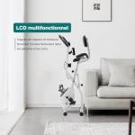 Magic Life Folding Exercise Bike with 10 Resistance Levels