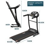 Folding Electric Treadmill for Home Workouts
