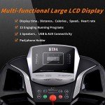 Folding Electric Treadmill with Pre-Programs for Home