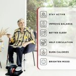 Compact Motorized Elliptical Bike for Home Fitness