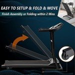 Merax Folding Electric Treadmill with Bluetooth and Monitor