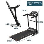 Merax Folding Electric Treadmill with Bluetooth and Monitor