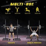 Adjustable Squat Rack for Strength Training Fitness