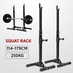 Adjustable Squat Rack for Home Gym Fitness