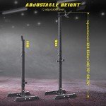 Adjustable Squat Rack for Strength Training Fitness