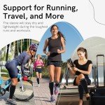 Zensah Women's Violet Compression Leg Sleeves