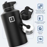 1.9L Insulated Water Bottle with Straw Lid