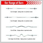 1.4m Adjustable Barbell for Standard Weight Plates