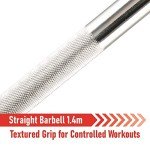 1.4m Adjustable Barbell for Standard Weight Plates