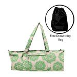 Mandala Pattern Yoga Mat Bag - Jute/Cotton