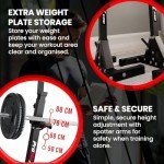 K-Sport Adjustable Barbell Squat Rack & Bench