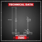 K-Sport Adjustable Barbell Squat Rack & Bench