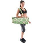 Mandala Pattern Yoga Mat Bag - Jute/Cotton