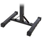 2-Piece Adjustable Steel Squat Rack with Weight Capacity