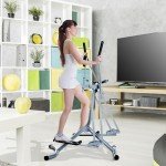 HOMCOM Air Walker Elliptical Trainer for Home