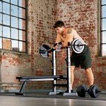 Adjustable Weight Bench with Dip Station & Rack