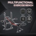 Adjustable Weight Bench with Leg Developer for Home Gym