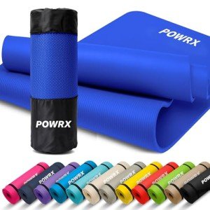 Thick Non-Slip Yoga Mat with Carry Strap