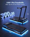 Fithrill Foldable Under Desk Treadmill with LED Display