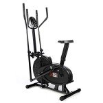 2-in-1 Elliptical & Stationary Exercise Bike